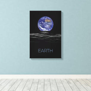 Weltraum, Kosmos, Sonnensystem, Planet Erde Leinwanddruck