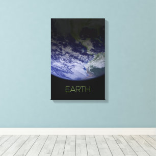 Weltraum, Kosmos, Sonnensystem, Planet Erde Leinwanddruck