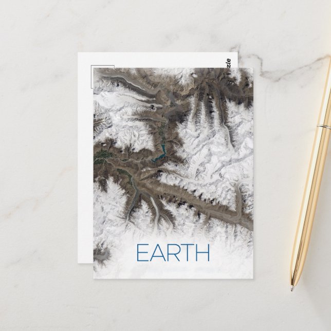 Weltraum, Kosmos, Sonnensystem, Planet Erde Postkarte (Vorderseite/Rückseite Beispiel)