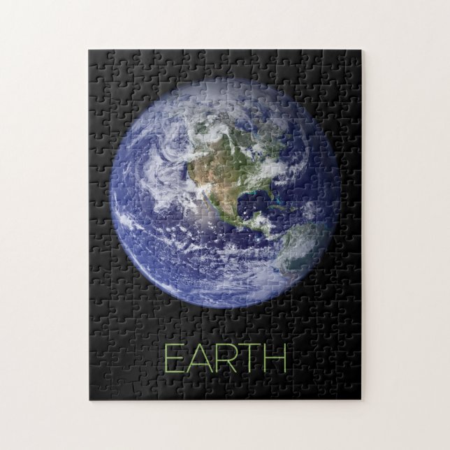 Weltraum, Kosmos, Sonnensystem, Planet Erde Puzzle (Vertikal)