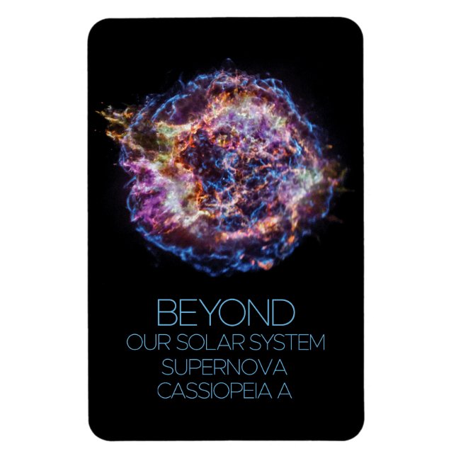 Weltraum, Kosmos, Supernova Cassiopeia A Magnet (Vertikal)