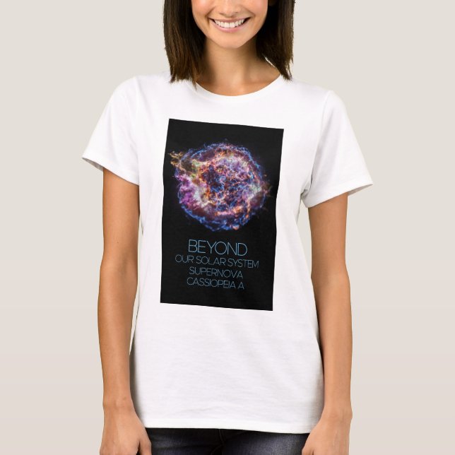 Weltraum, Kosmos, Supernova Cassiopeia A T-Shirt (Vorderseite)