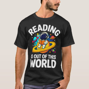 Weltraum-Lektüre ist ein aus dieser Welt komisches T-Shirt