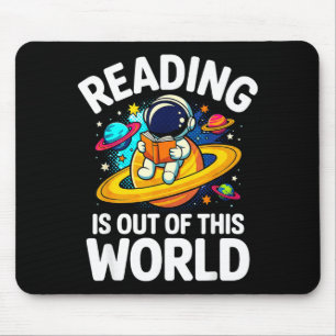 Weltraum-Lektüre ist ein aus dieser Welt lustiges Mousepad