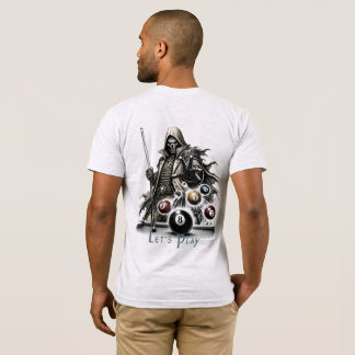Weltraum-Pirat-Pool-Spieler T-Shirt