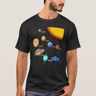 Weltraum Planeten Astronomie Wissenschaft T-Shirt