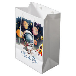 Weltraum Planets Happy Birthday Gunst Bag Mittlere Geschenktüte