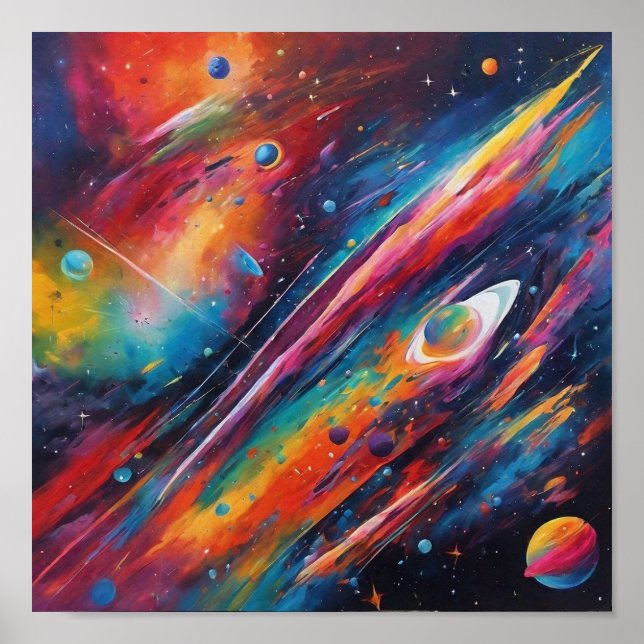 Weltraum Poster (Vorne)