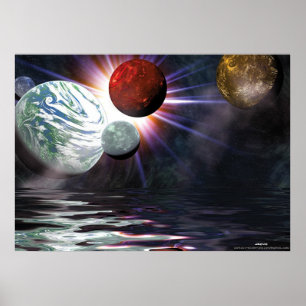 Weltraum Poster