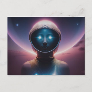 Weltraum Postkarte