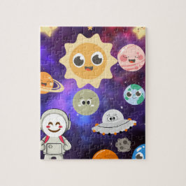 Weltraum-Puzzlekiste für Kinder Puzzle