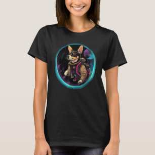 Weltraum Ratte Terrier Hund Mama Papa Ratte Terrie T-Shirt