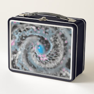 Weltraum-Rock-Lunchbox Metall Brotdose