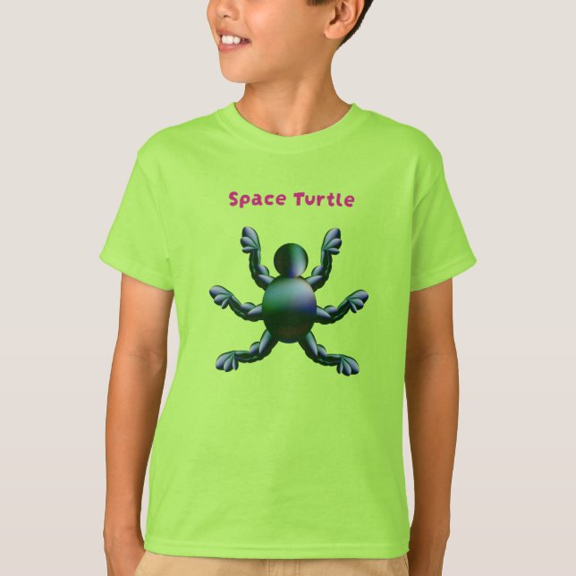 Weltraum-Schildkröte T-Shirt (Vorderseite)