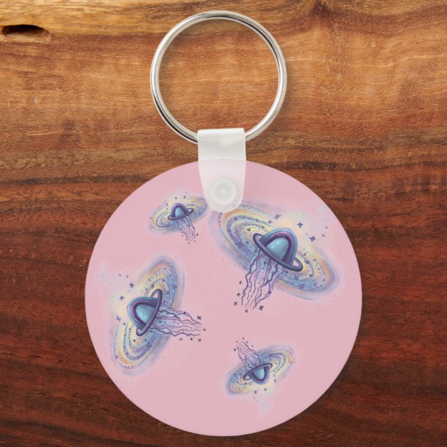 Weltraum Schlüsselanhänger (Vorderseite)