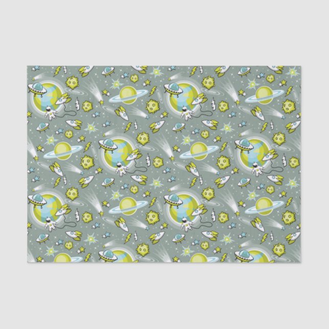 Weltraum Seidenpapier (Vorderseite)