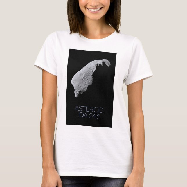 Weltraum, Sonnensystem, Asteroidengürtel, IDA 243 T-Shirt (Vorderseite)