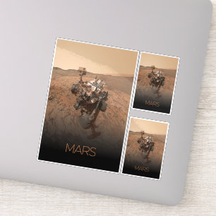 Weltraum, Sonnensystem, Planet-Mars, Neugier Aufkleber