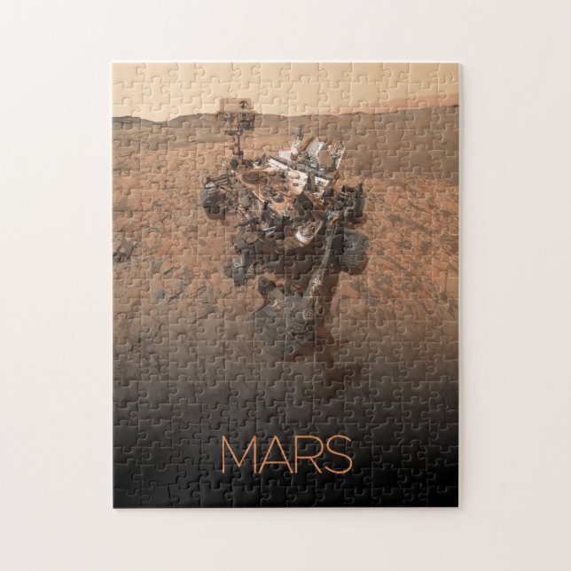 Weltraum, Sonnensystem, Planet-Mars, Neugier Puzzle (Vertikal)