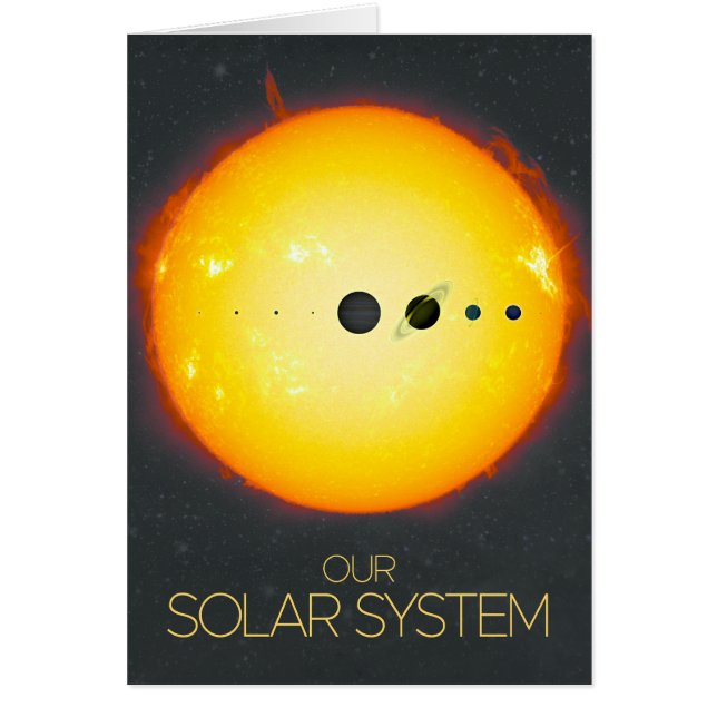 Weltraum, Sonnensystem, Sonne und Planeten (Vorne)
