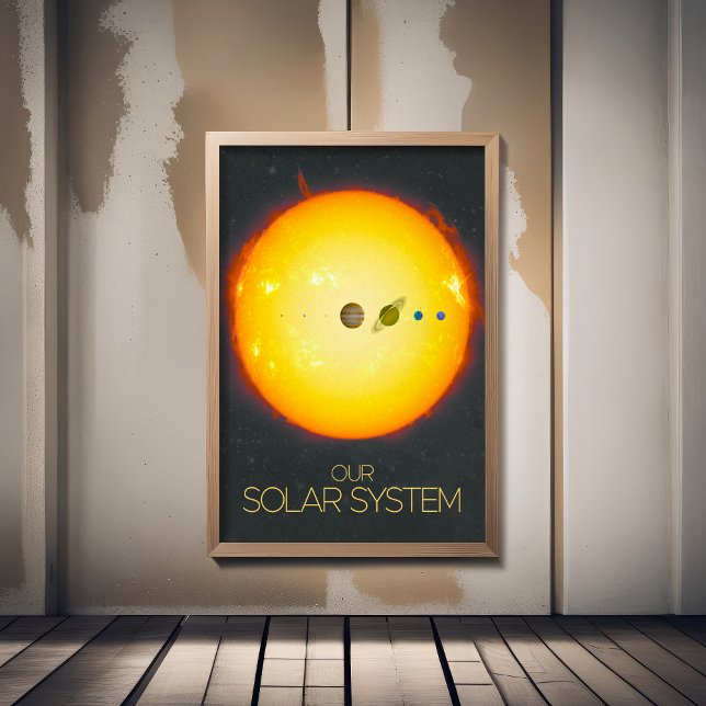 Weltraum, Sonnensystem, Sonne und Planeten Fotodruck (Von Creator hochgeladen)