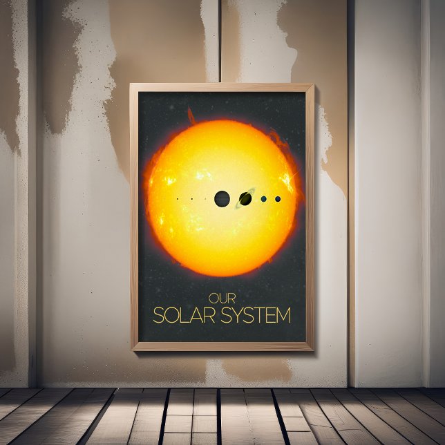 Weltraum, Sonnensystem, Sonne und Planeten Poster (Von Creator hochgeladen)