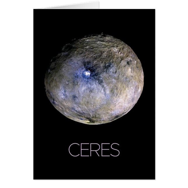 Weltraum, Sonnensystem, Zwergplanet Ceres (Vorne)