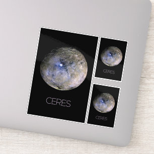 Weltraum, Sonnensystem, Zwergplanet Ceres Aufkleber
