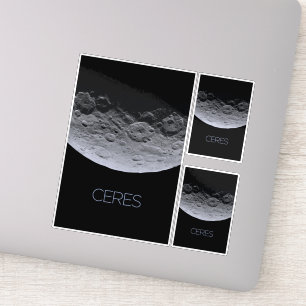 Weltraum, Sonnensystem, Zwergplanet Ceres Aufkleber