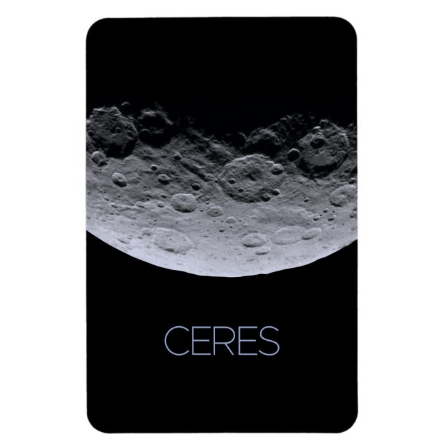 Weltraum, Sonnensystem, Zwergplanet Ceres Magnet (Vertikal)