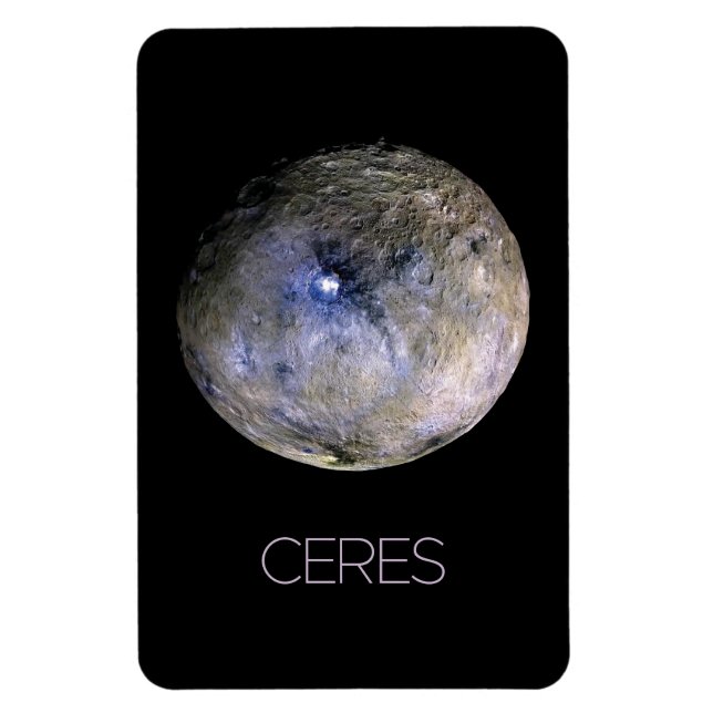 Weltraum, Sonnensystem, Zwergplanet Ceres Magnet (Vertikal)