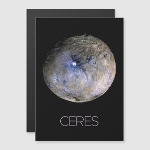 Weltraum, Sonnensystem, Zwergplanet Ceres Magneteinladung