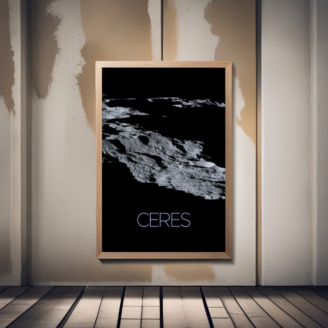 Weltraum, Sonnensystem, Zwergplanet Ceres Poster (Von Creator hochgeladen)