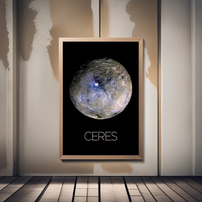 Weltraum, Sonnensystem, Zwergplanet Ceres Poster (Von Creator hochgeladen)
