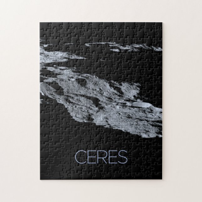 Weltraum, Sonnensystem, Zwergplanet Ceres Puzzle (Vertikal)