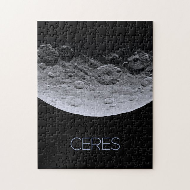 Weltraum, Sonnensystem, Zwergplanet Ceres Puzzle (Vertikal)