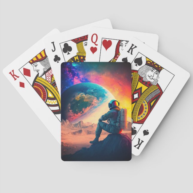 Weltraum Spielkarten (Rückseite)