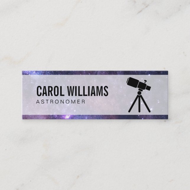 Weltraum | Stellar (Teleskop) Mini Visitenkarte (Vorderseite)