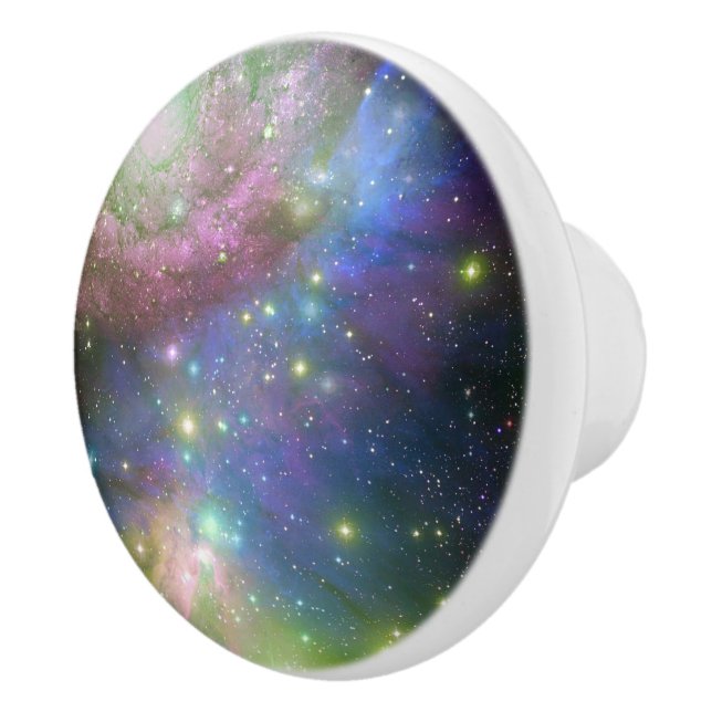 Weltraum, Sterne, Galaxien und Nebelflecke Keramikknauf (Rechts)