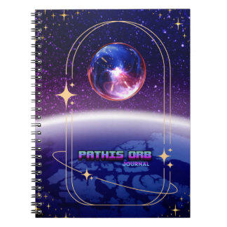 Weltraum-Themen-Notizbuch Pathis Orb Journal Notizblock