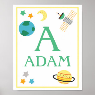 Weltraum-Tiere-Kunstposter Koala Poster