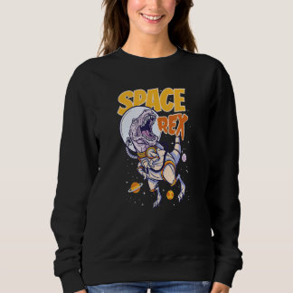 Weltraum-Tyrannosaurus-Rex-Motiv Weltraumreise All Sweatshirt