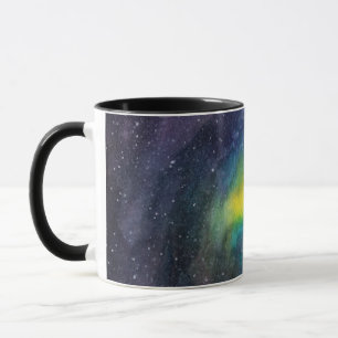 Weltraum-Wasserfarben-Galaxie-Tasse Tasse
