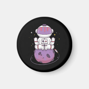 Weltraum Yoga Magnet