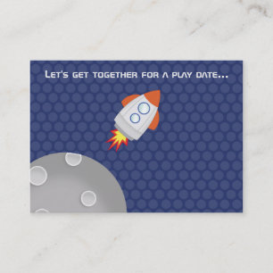 Weltraumabenteuer Dieses Raumschiff-Design ist aus Telefonnummerkarte