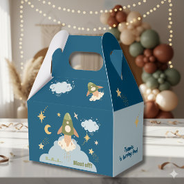 Weltraumabenteuer Kindergeburtstag Geschenkschachtel