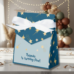 Weltraumabenteuer Kindergeburtstag Geschenkschachtel