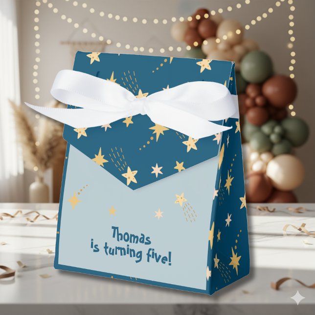 Weltraumabenteuer Kindergeburtstag Geschenkschachtel (Von Creator hochgeladen)