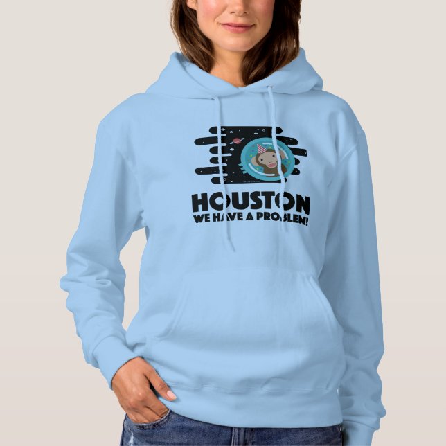 Weltraumaffe Hoodie (Vorderseite)