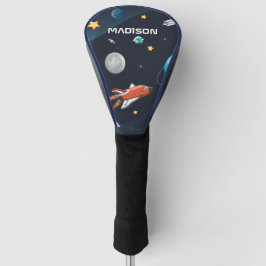 Weltraumaktivität in der Galaxie Personalisiert Golf Headcover
